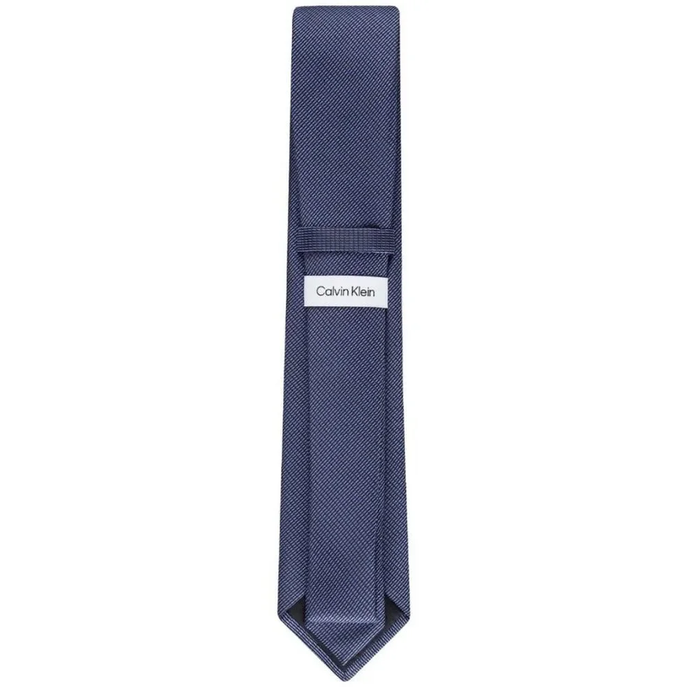 CALVIN KLEIN Men's Stitch Solid Textured Tie Purple OS B4HP